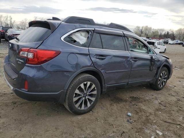 4S4BSENC6G3327736 - 2016 SUBARU OUTBACK 3.6R LIMITED BLUE photo 3