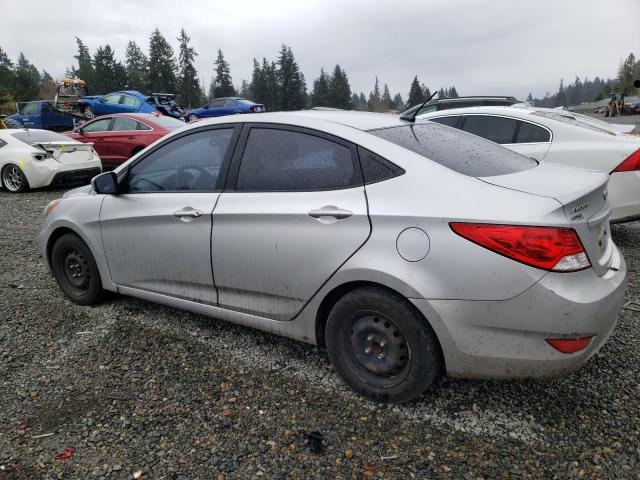 KMHCT4AEXDU386636 - 2013 HYUNDAI ACCENT GLS SILVER photo 2