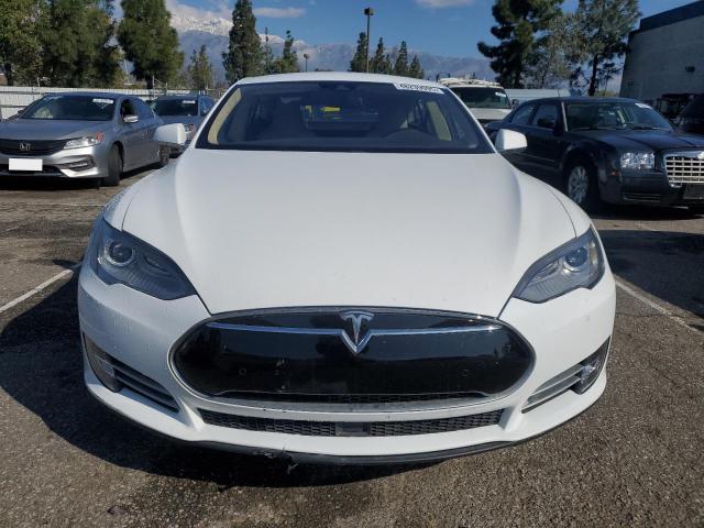 5YJSA1H18EFP65961 - 2014 TESLA MODEL S WHITE photo 5