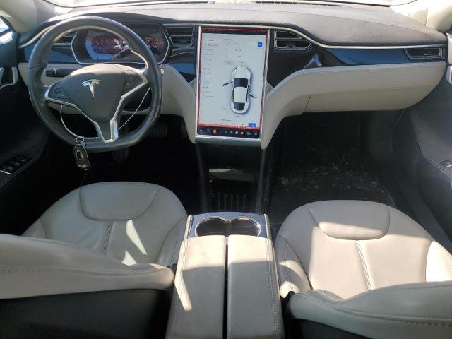 5YJSA1H18EFP65961 - 2014 TESLA MODEL S WHITE photo 8