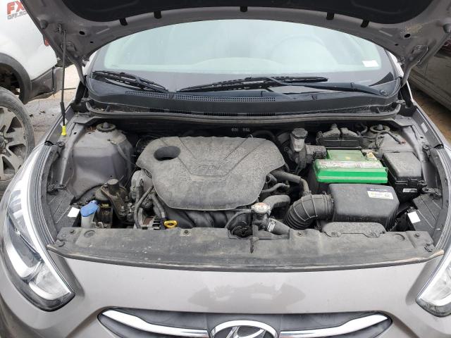 KMHCT4AE4HU364976 - 2017 HYUNDAI ACCENT SE GRAY photo 11