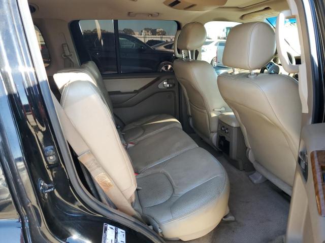 5N1AR18W56C603361 - 2006 NISSAN PATHFINDER LE BLACK photo 11