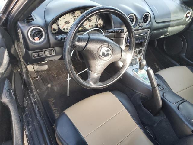 JM1NB353740401958 - 2004 MAZDA MX-5 MIATA BASE BLACK photo 8