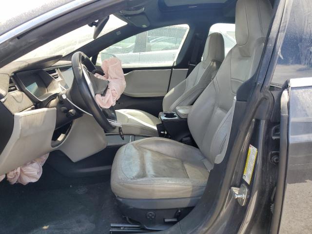 5YJSA1E22GF148863 - 2016 TESLA MODEL S GRAY photo 7