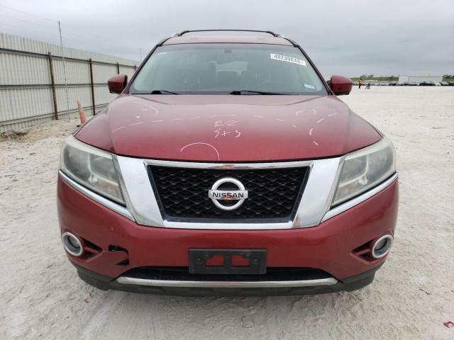 5N1AR2MN5DC670199 - 2013 NISSAN PATHFINDER S 红色 照片 5