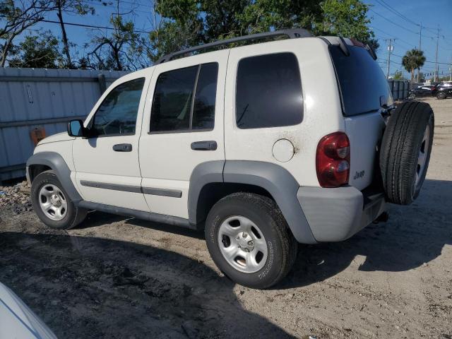 1J4GK48K85W651395 - 2005 JEEP LIBERTY SPORT WHITE photo 2