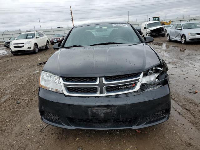 1C3CDZABXDN710767 - 2013 DODGE AVENGER SE BLACK photo 5