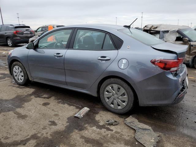 3KPA24AD5LE318392 - 2020 KIA RIO LX GRAY photo 2