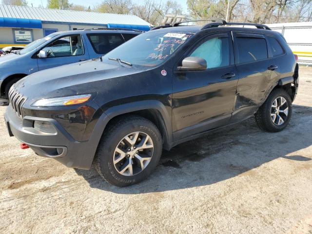 1C4PJMBS7GW172535 - 2016 JEEP CHEROKEE TRAILHAWK BLACK photo 1