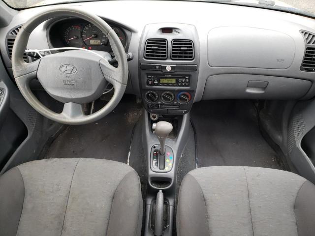 KMHCG55C35U261188 - 2005 HYUNDAI ACCENT GT GOLD photo 8