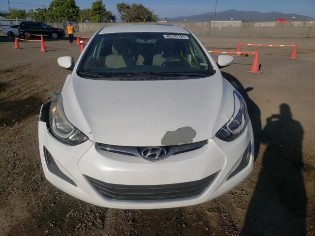 5NPDH4AE1FH629127 - 2015 HYUNDAI ELANTRA SE WHITE photo 5