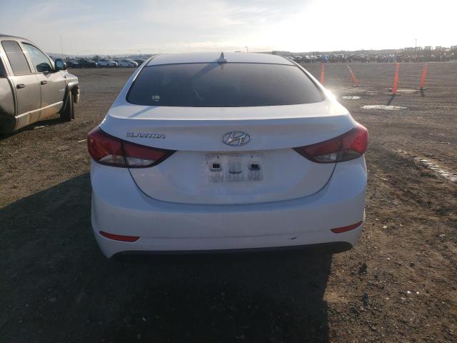 5NPDH4AE1FH629127 - 2015 HYUNDAI ELANTRA SE WHITE photo 6