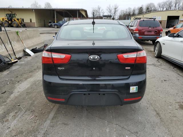 KNADM4A30D6319632 - 2013 KIA RIO LX BLACK photo 6