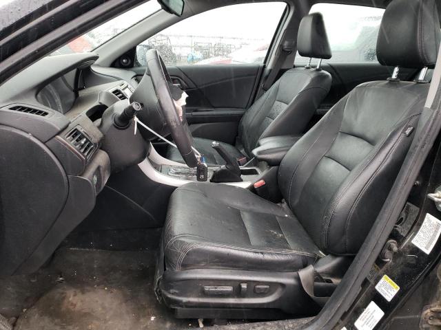 1HGCR3F84EA034883 - 2014 HONDA ACCORD EXL BLACK photo 7