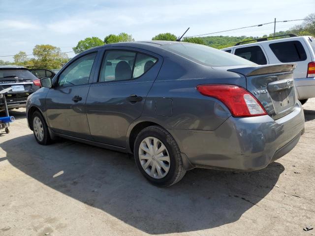 3N1CN7AP2HL832105 - 2017 NISSAN VERSA S GRAY photo 2