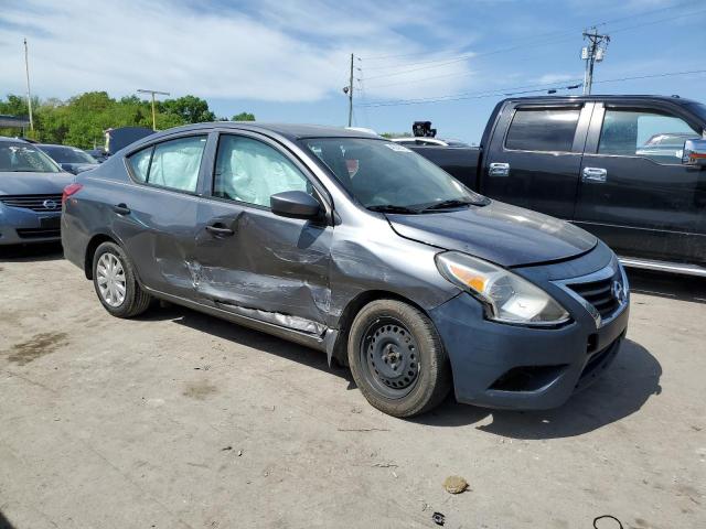 3N1CN7AP2HL832105 - 2017 NISSAN VERSA S GRAY photo 4