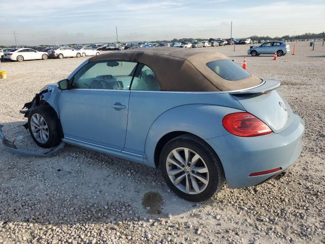 3VW5A7AT6FM812331 - 2015 VOLKSWAGEN BEETLE TDI BLUE photo 2