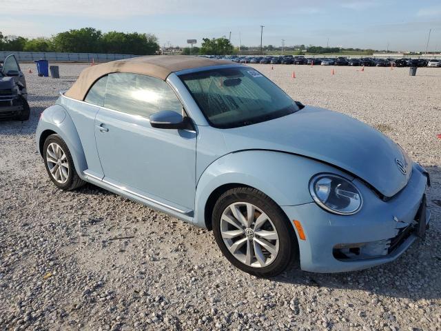 3VW5A7AT6FM812331 - 2015 VOLKSWAGEN BEETLE TDI BLUE photo 4