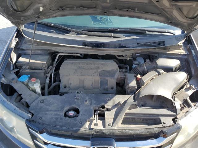 5FNRL5H61EB075237 - 2014 HONDA ODYSSEY EXL GRAY photo 12