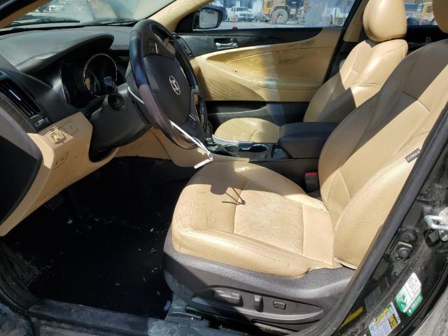 5NPEC4AC2DH565596 - 2013 HYUNDAI SONATA SE BLACK photo 7
