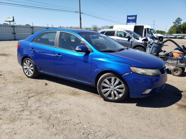 KNAFW4A32A5127004 - 2010 KIA FORTE SX BLUE photo 4