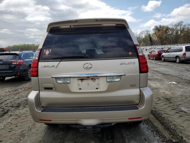 JTJBT20X080153849 - 2008 LEXUS GX 470 GOLD photo 6