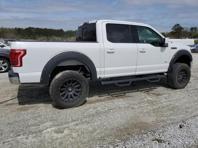 1FTEW1EG0FFC57522 - 2015 FORD F150 SUPERCREW WHITE photo 3