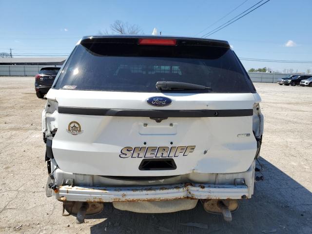 1FM5K8AR2GGB64861 - 2016 FORD EXPLORER POLICE INTERCEPTOR أبيض صورة 6