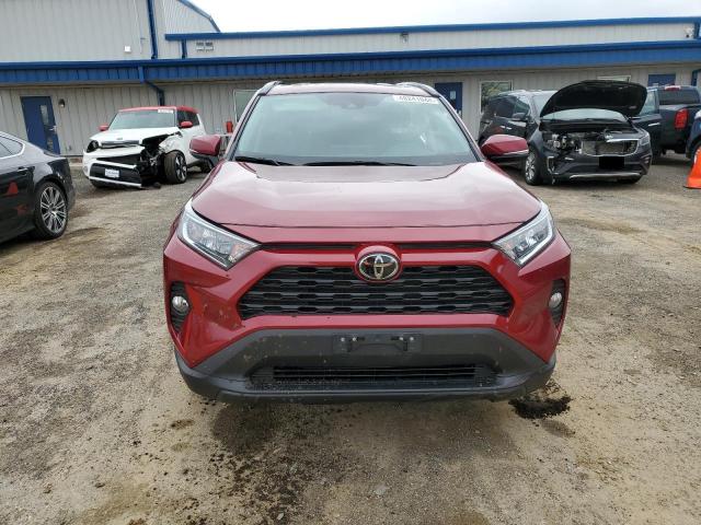 2T3P1RFV4KW022729 - 2019 TOYOTA RAV4 XLE RED photo 5