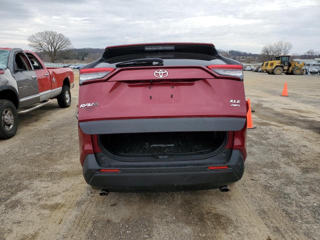 2T3P1RFV4KW022729 - 2019 TOYOTA RAV4 XLE RED photo 6