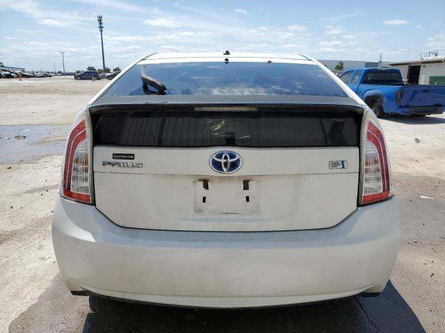 JTDKN3DU9D5663505 - 2013 TOYOTA PRIUS WHITE photo 6