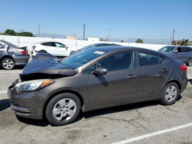 KNAFX4A60F5338846 - 2015 KIA FORTE LX BROWN photo 1