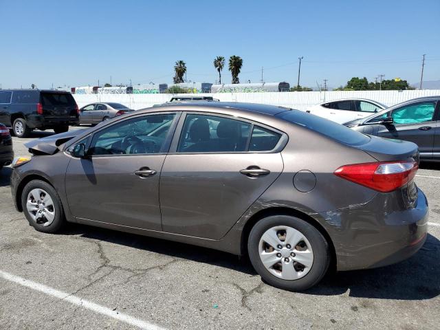 KNAFX4A60F5338846 - 2015 KIA FORTE LX BROWN photo 2