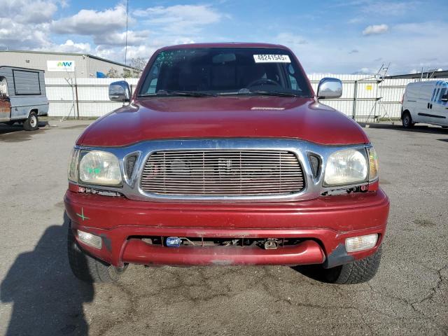 5TEGN92N13Z290749 - 2003 TOYOTA TACOMA DOUBLE CAB PRERUNNER BURGUNDY photo 5