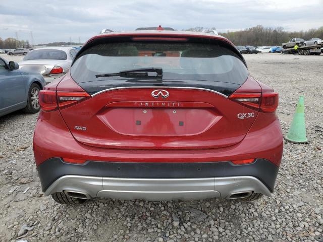 SJKCH5CR2HA035901 - 2017 INFINITI QX30 BASE RED photo 6