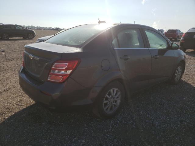 1G1JD5SH7H4147406 - 2017 CHEVROLET SONIC LT GRAY photo 3