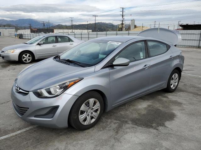 5NPDH4AEXGH748215 - 2016 HYUNDAI ELANTRA SE SILVER photo 1