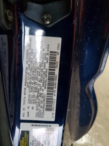 5TEUU42N46Z186351 - 2006 TOYOTA TACOMA ACCESS CAB ლურჯი ფოტო 12