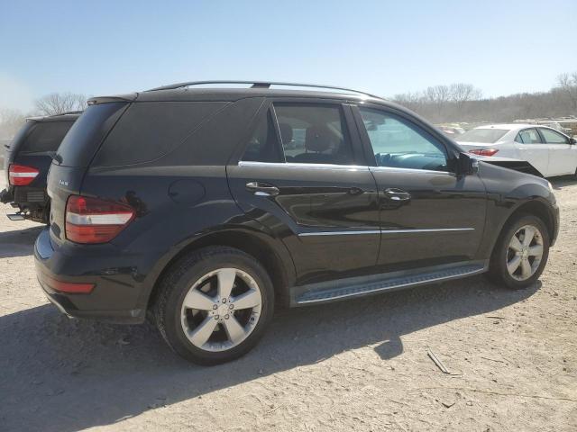 4JGBB8GB4BA626023 - 2011 MERCEDES-BENZ ML 350 4MATIC BLACK photo 3