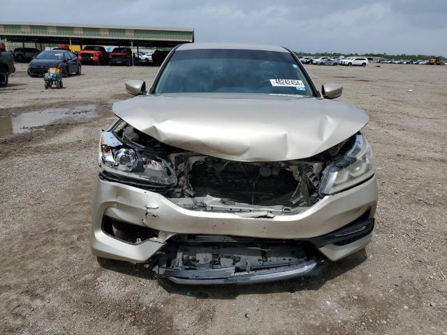 1HGCR2F32GA218902 - 2016 HONDA ACCORD LX BEIGE photo 5