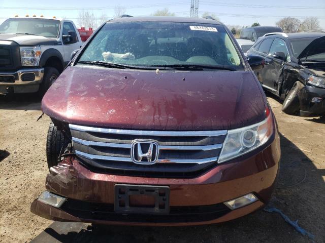 5FNRL5H99BB072933 - 2011 HONDA ODYSSEY TOURING BURGUNDY photo 5