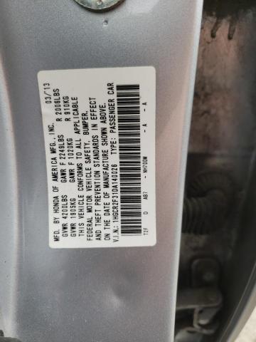 1HGCR2F31DA140026 - 2013 HONDA ACCORD LX SILVER photo 13