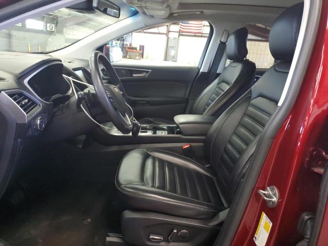 2FMPK4J92KBB84884 - 2019 FORD EDGE SEL RED photo 7