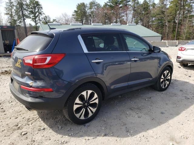 KNDPC3A60C7315483 - 2012 KIA SPORTAGE SX BLUE photo 3