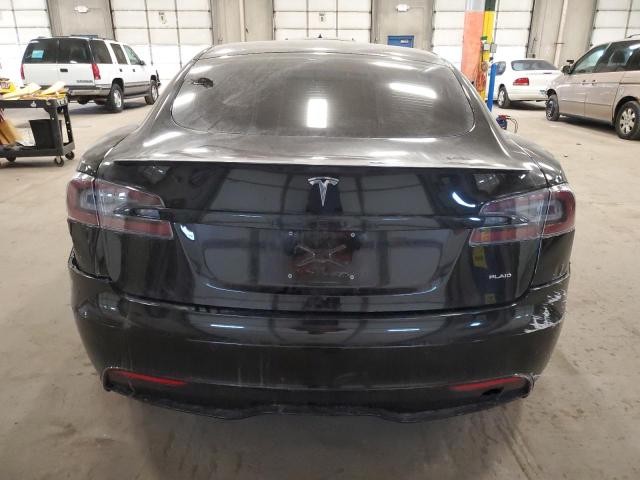5YJSA1E64MF454817 - 2021 TESLA MODEL S BLACK photo 6