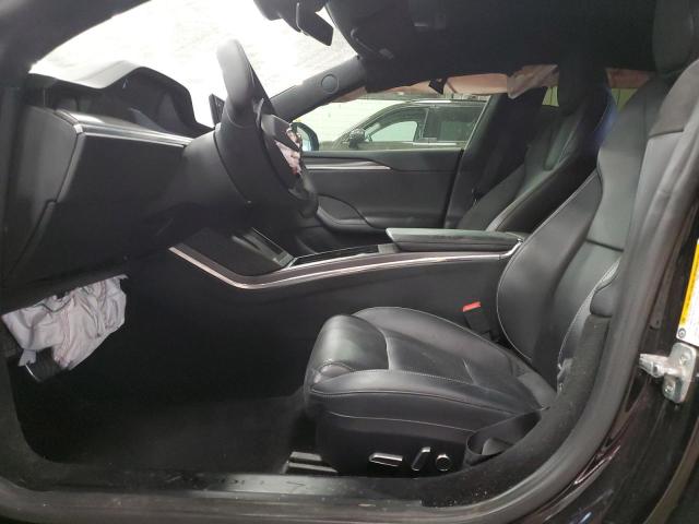 5YJSA1E64MF454817 - 2021 TESLA MODEL S BLACK photo 7