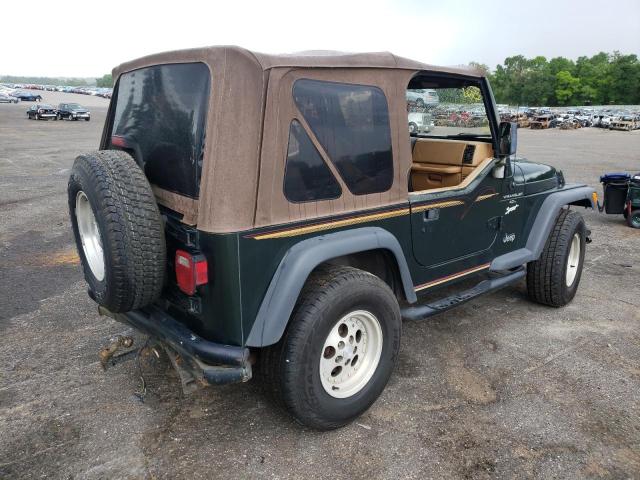 1J4FY19S0VP445277 - 1997 JEEP WRANGLER SPORT GREEN photo 3