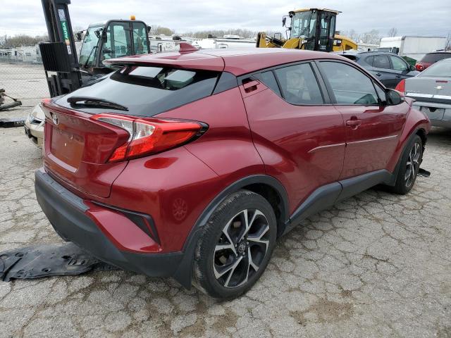 NMTKHMBX6JR006577 - 2018 TOYOTA C-HR XLE RED photo 3