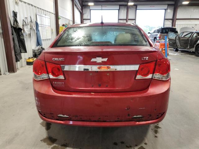 1G1PG5SB5D7186727 - 2013 CHEVROLET CRUZE LTZ RED photo 6