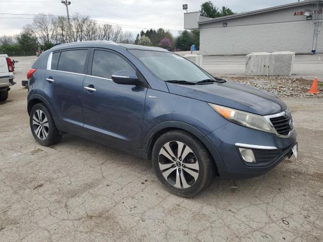 KNDPCCA2XB7048994 - 2011 KIA SPORTAGE EX BLUE photo 4